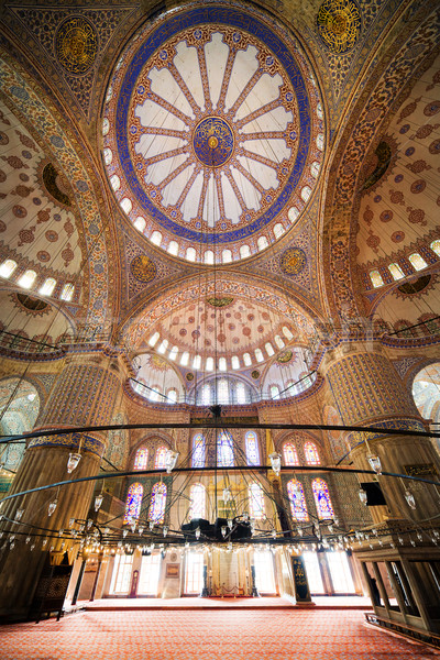 Blue Mosque Interior Stock photo © rognar