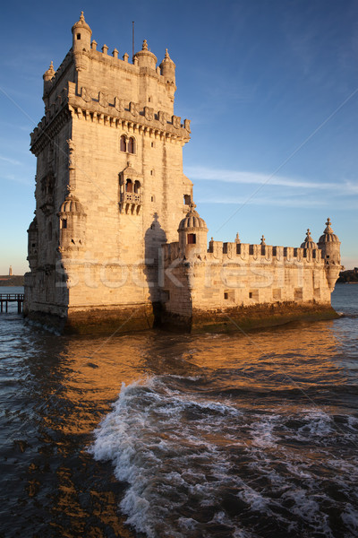 Belem Tower at Sunset Stock photo © rognar