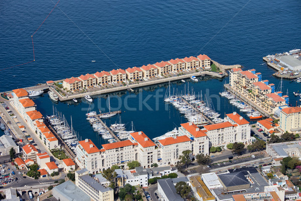 Marina gibraltar miasta nowego apartamentu budynków Zdjęcia stock © rognar