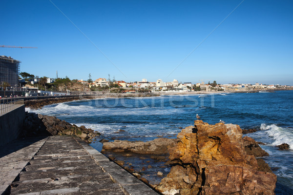 Estoril Coastline in Portugal Stock photo © rognar