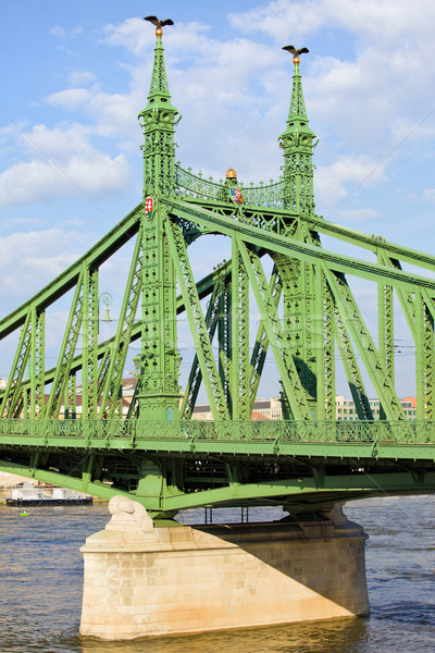 Liberty Bridge in Hungary Stock photo © rognar