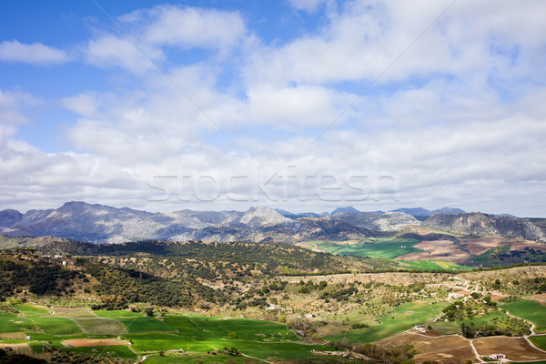 Andaluzia paisagem Espanha pitoresco Foto stock © rognar