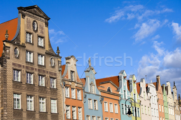 Apartment Houses in Gdansk Stock photo © rognar