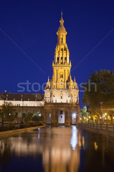 Plaza de Espana Tower in Seville Stock photo © rognar