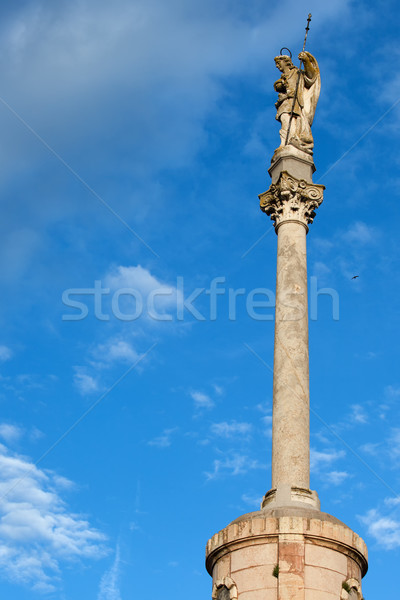 Triumf święty miasta Hiszpania anioł architektury Zdjęcia stock © rognar