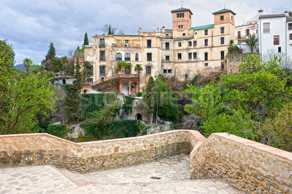 Casă rege arhitectura istorica spaniol la Imagine de stoc © rognar