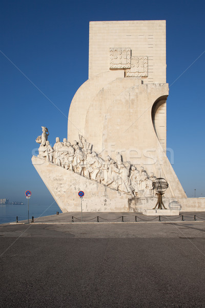 Monument to the Discoveries in Lisbon Stock photo © rognar