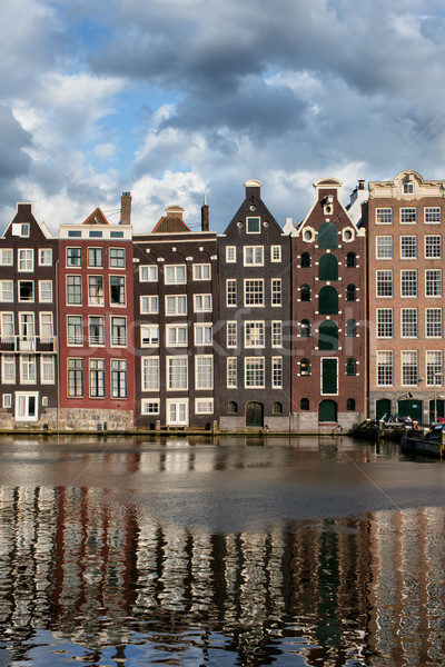 Houses in Amsterdam Stock photo © rognar