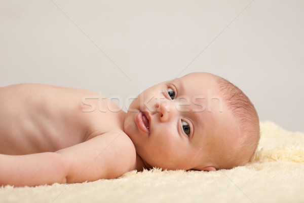 Beautiful Little Baby Girl Looking Stock photo © rognar