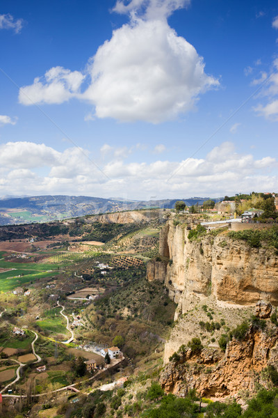 Stok fotoğraf: Manzara · İspanya · bulutlar · üzerinde · güney · malaga