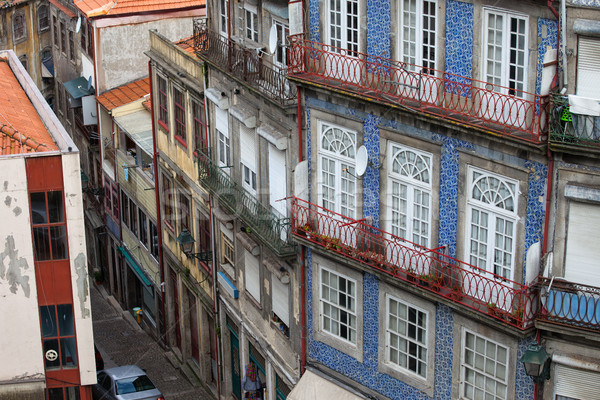 Traditional Portuguese Houses in Porto Stock photo © rognar