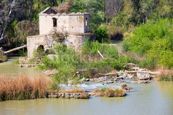Guadalquivir River Ruins in Cordoba Stock photo © rognar