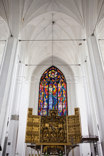 Biserică gdansk bazilica virgin interior Imagine de stoc © rognar