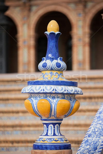 Azulejo Glazed Finial Stock photo © rognar