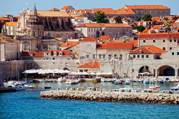 Dubrovnik starych miasta średniowiecznej architektury Chorwacja Zdjęcia stock © rognar