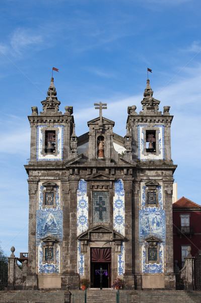 Church of Saint Ildefonso in Porto Stock photo © rognar