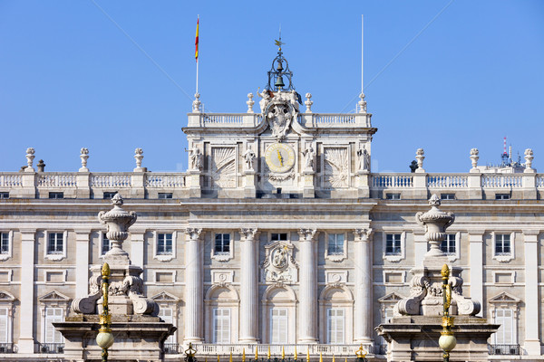 Regal palat Madrid spaniol real arhitectural Imagine de stoc © rognar