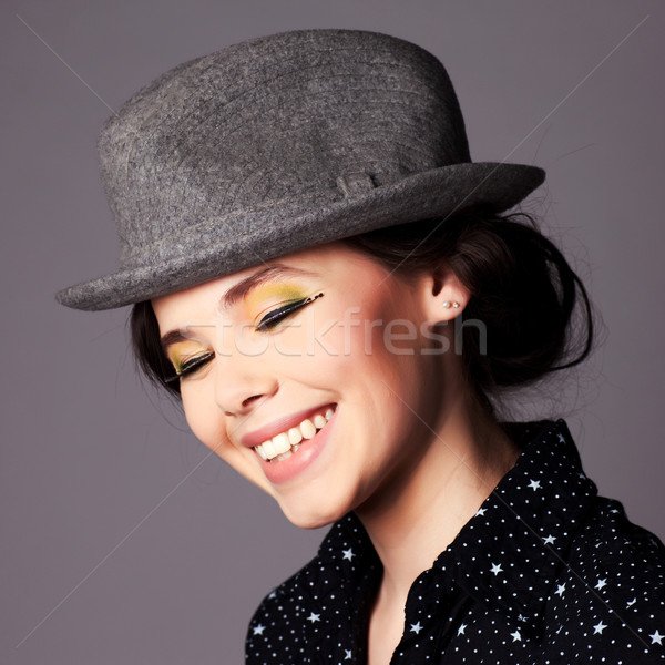 Laughing Woman Portrait Stock photo © rognar