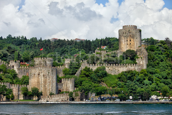 Rumeli Hisari by the Bosphorus Strait in Istanbul Stock photo © rognar
