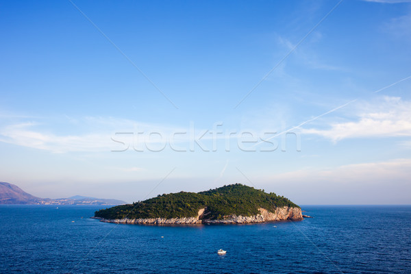 Lokrum Island on the Adriatic Sea Stock photo © rognar