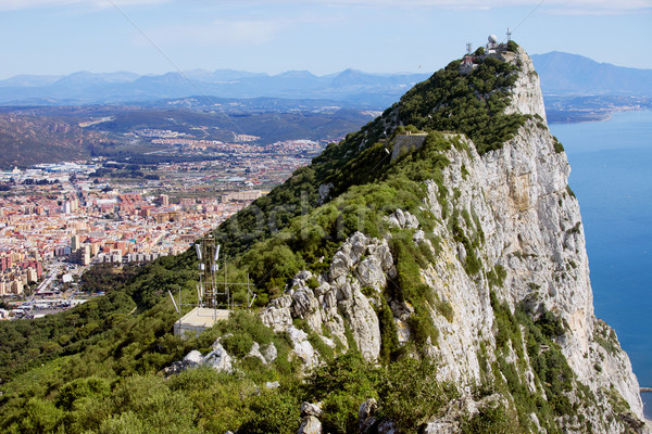 Gibraltar Rock la ville Espagne [[stock_photo]] © rognar