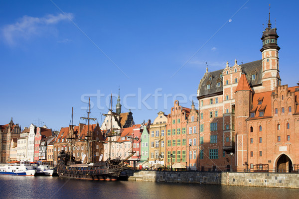 Gdansk Old Town in Poland Stock photo © rognar