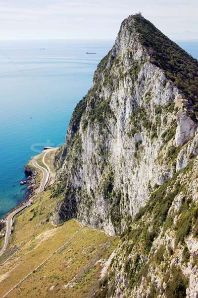 Gibraltar rock wysoki morza południowy Zdjęcia stock © rognar