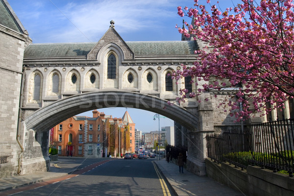 [[stock_photo]]: Dublin · cityscape · christ · église · cathédrale · première