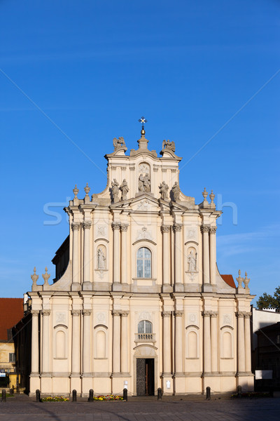 St Anne's Church in Warsaw Stock photo © rognar