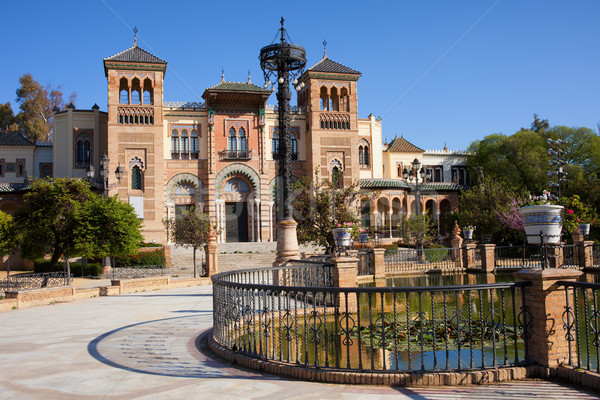 Mudejar Pavilion in Seville Stock photo © rognar