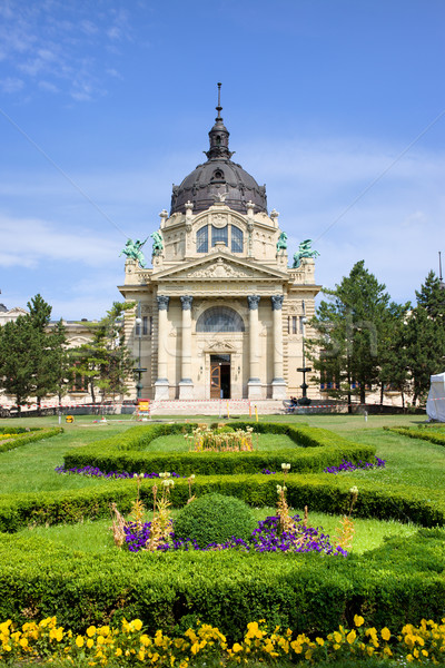 Szechenyi Baths in Budapest Stock photo © rognar