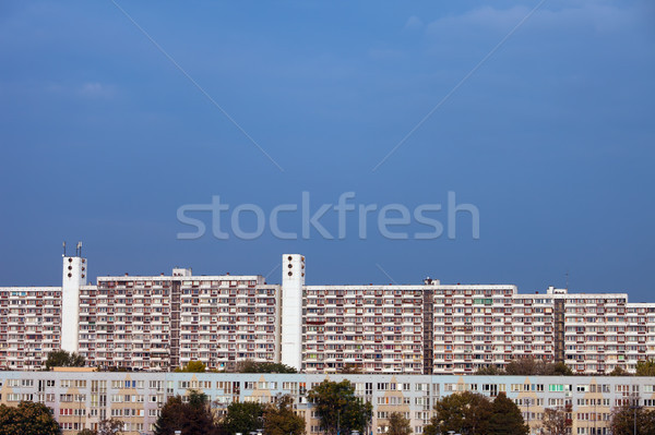 Block of Flats and Apartment Buildings in Wroclaw Stock photo © rognar
