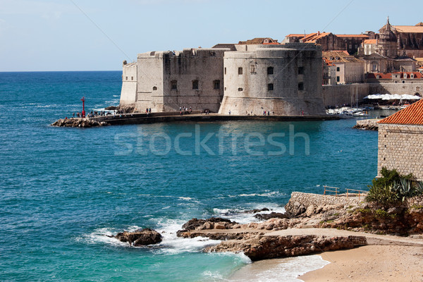 Dubrovnik wejście starych miasta portu morza Zdjęcia stock © rognar