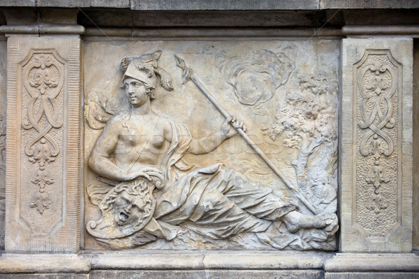 Athena Relief in Gdansk Stock photo © rognar