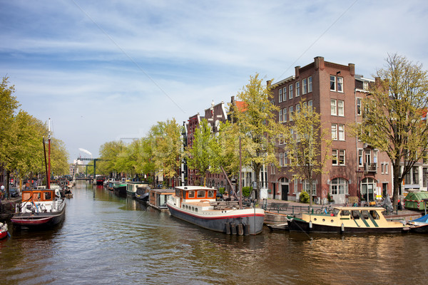 城市 阿姆斯特丹 荷蘭 北 荷蘭 水 商業照片 © rognar