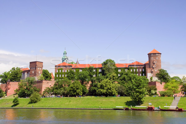 Wawel Royal Castle in Poland Stock photo © rognar