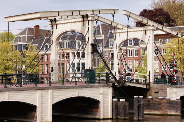 Amsterdam magro ponte fiume Paesi Bassi Foto d'archivio © rognar