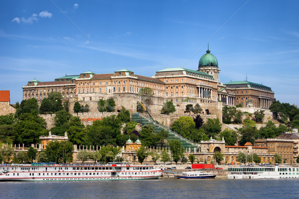 Château Budapest royal palais bateaux danube [[stock_photo]] © rognar