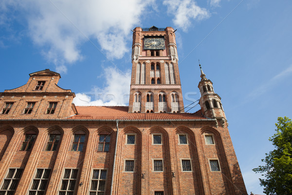 Alten Stadt Rathaus Polen mittelalterlichen gotischen Stock foto © rognar