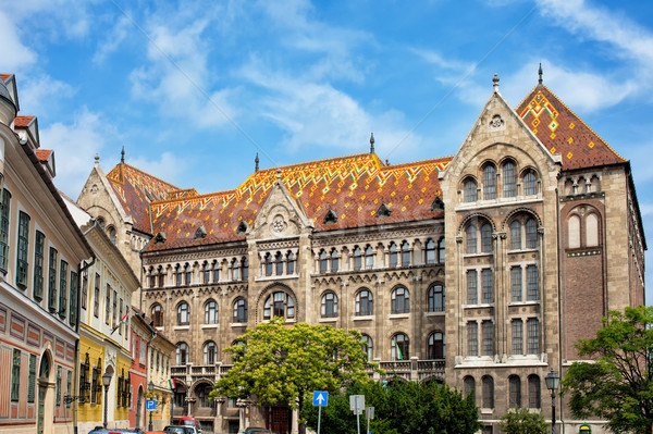 Hongarije Boedapest gebouw stad stedelijke Europa Stockfoto © rognar