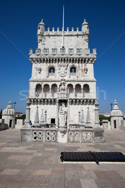 Turm Lissabon Portugal Stil Architektur Gebäude Stock foto © rognar