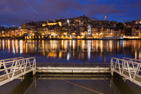 Porto by Night in Portugal Stock photo © rognar