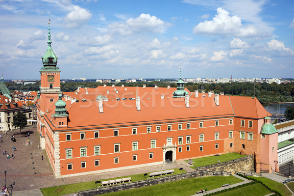 Regal castel Varsovia orasul vechi Polonia constructii Imagine de stoc © rognar