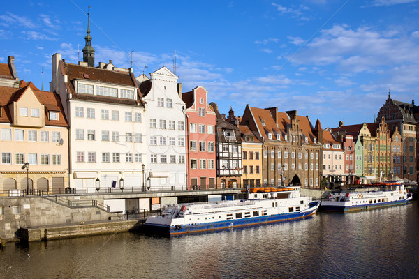 Gdansk Old Town in Poland Stock photo © rognar