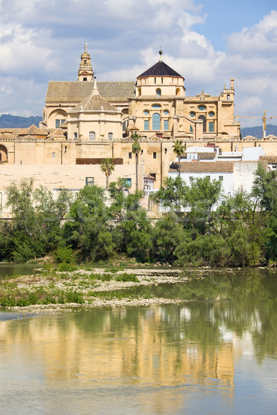 Cordoba Cathedral and Guadalquivir River Stock photo © rognar