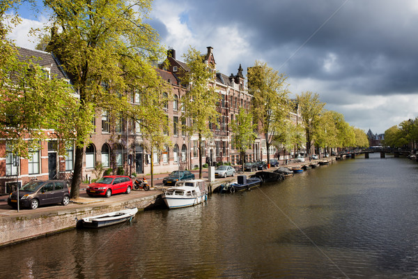春天 阿姆斯特丹 城市 荷蘭 北 商業照片 © rognar