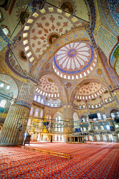 Blue Mosque Interior Stock photo © rognar