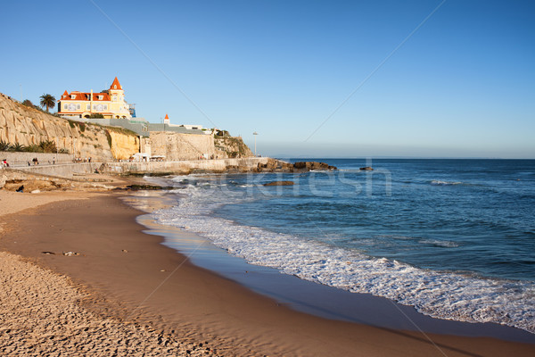 Estoril Beach in Portugal Stock photo © rognar