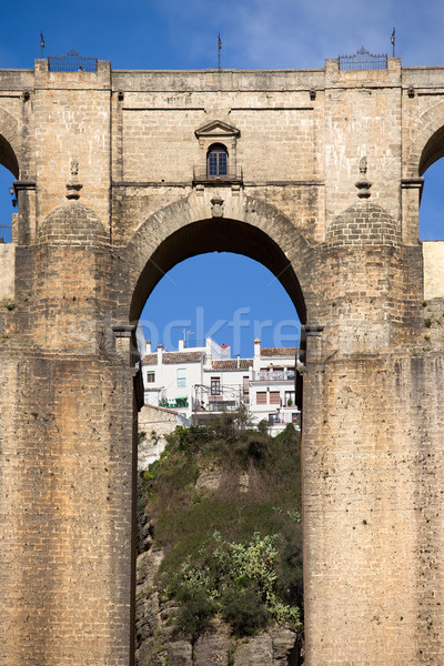 Puente Nuevo in Spain Stock photo © rognar