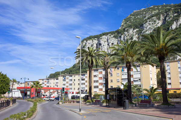 Apartment Buildings by the Gibraltar Rock Stock photo © rognar
